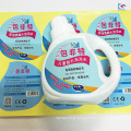 laundry detergent label stickers customs printing liquid detergent labels